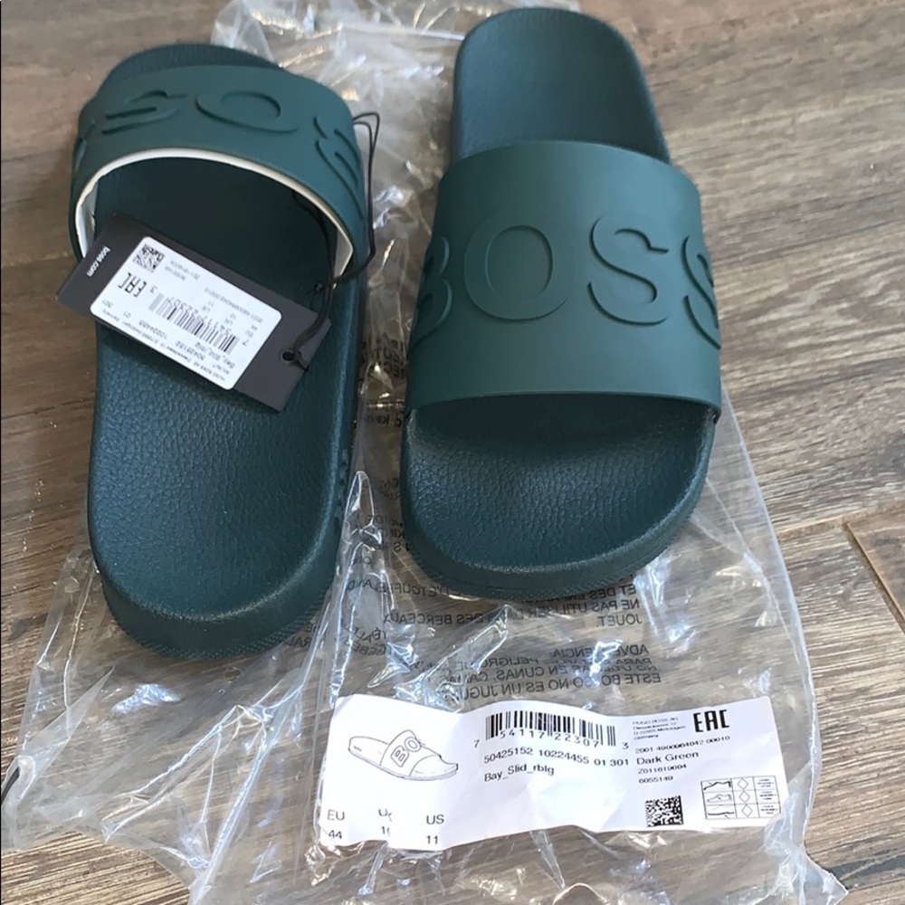 Boss slides never worn size 11